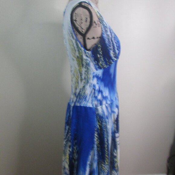 Chris McLaughlin Dress 4 Sleeveless Blue - Picture 8 of 13